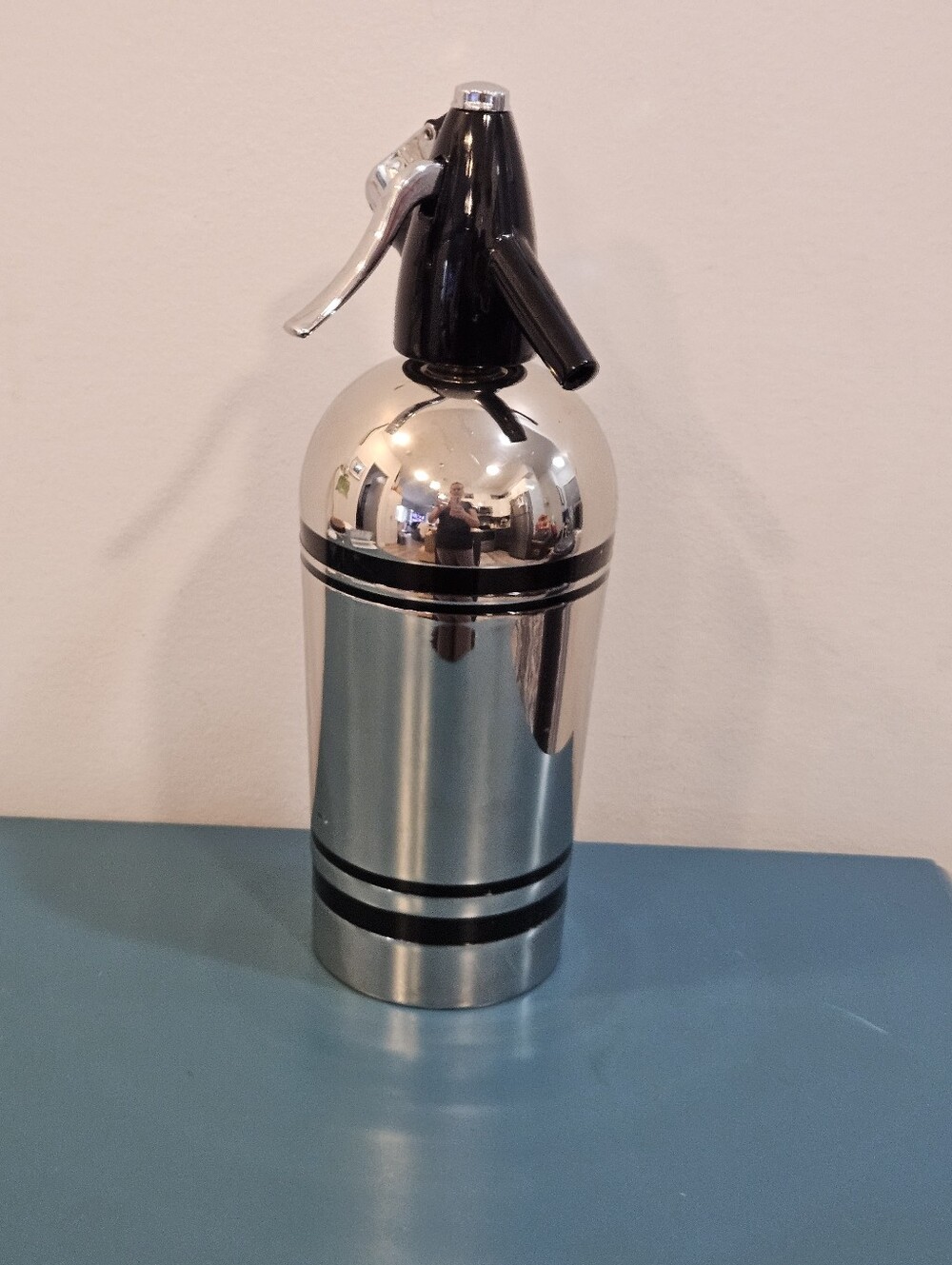 Vintage Sparklets Seltzer Stainless Steel Soda Syphon England Barware